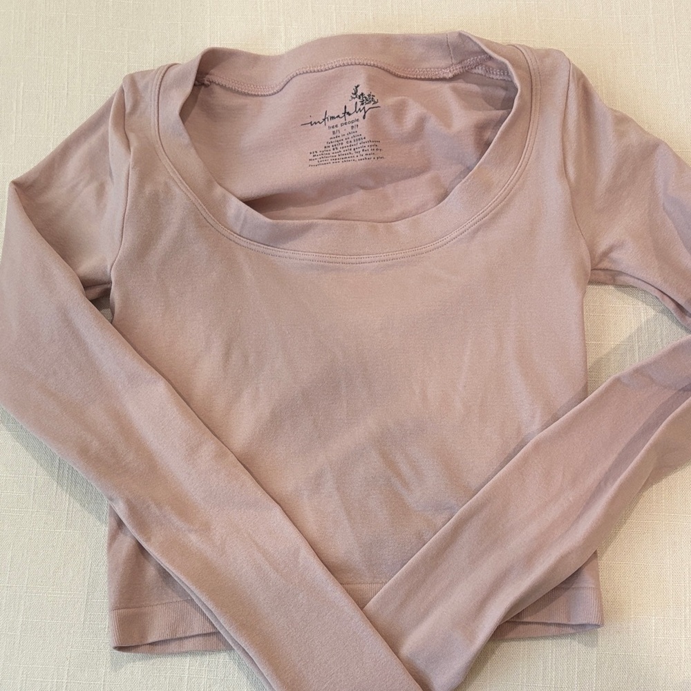 Free People Dusty Pink Long Sleeve
